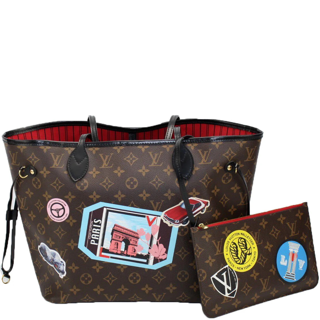 Neverfull MM World Tour With Pochette (PL1) | Keeks Designer Handbags