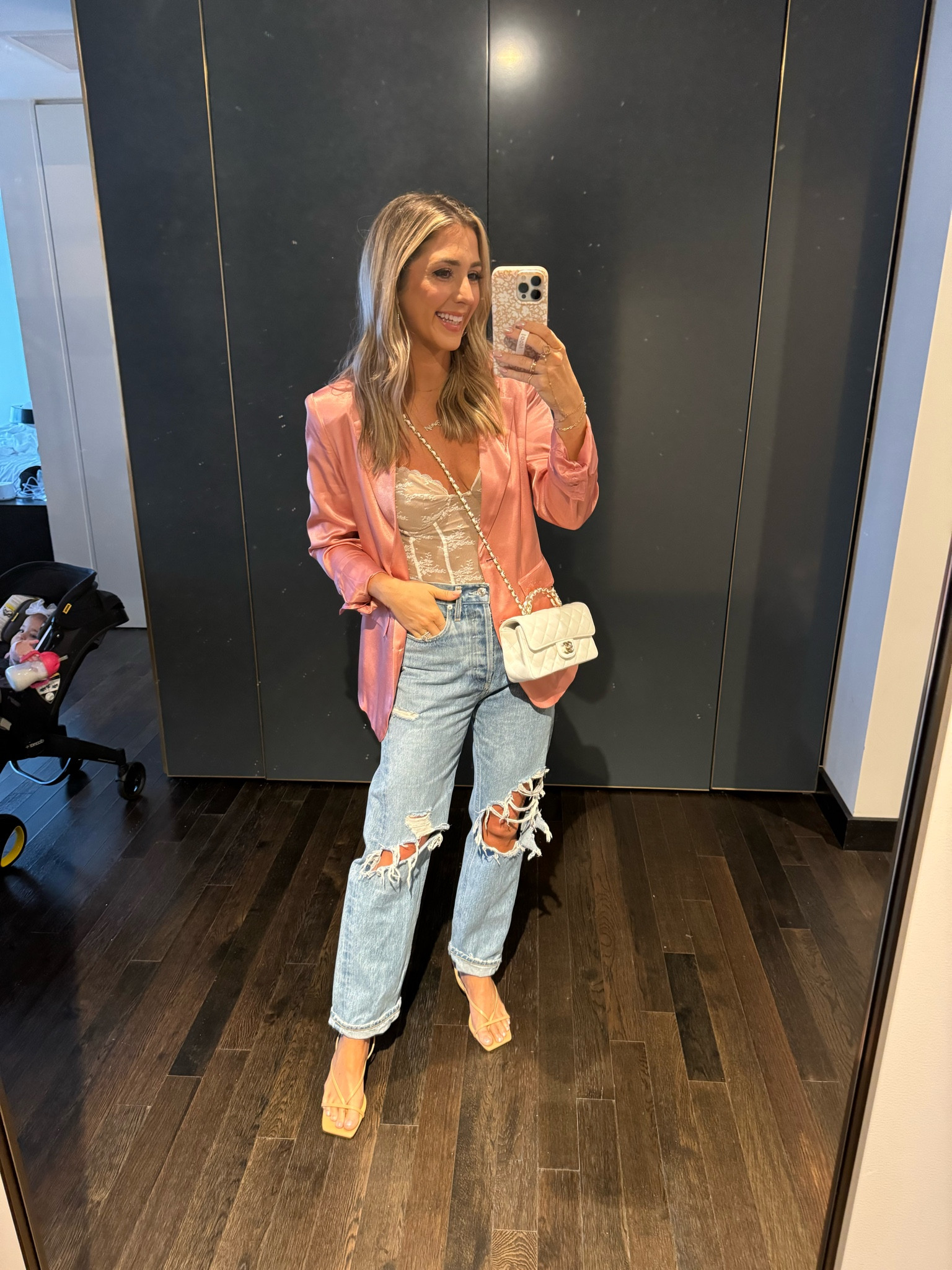 Today is LTK conference outfit of the day. . Jeans, run big size down.  My blazer runs true  the size and is on sale.

#LTKCon #LTKFindsUnder100 #LTKFindsUnder50