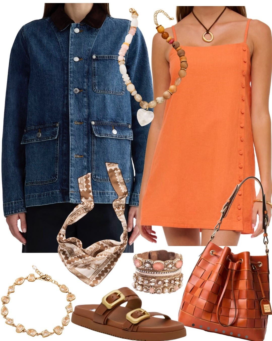 Pair a sundress with a denim jacket as we get into cooler weather but want to keep summer alive for as long as possible! 

#LTKSeasonal #LTKItBag #LTKStyleTip