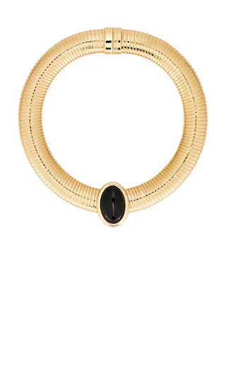 Julietta Opyum Necklace in Metallic Gold. | Revolve Clothing (Global)