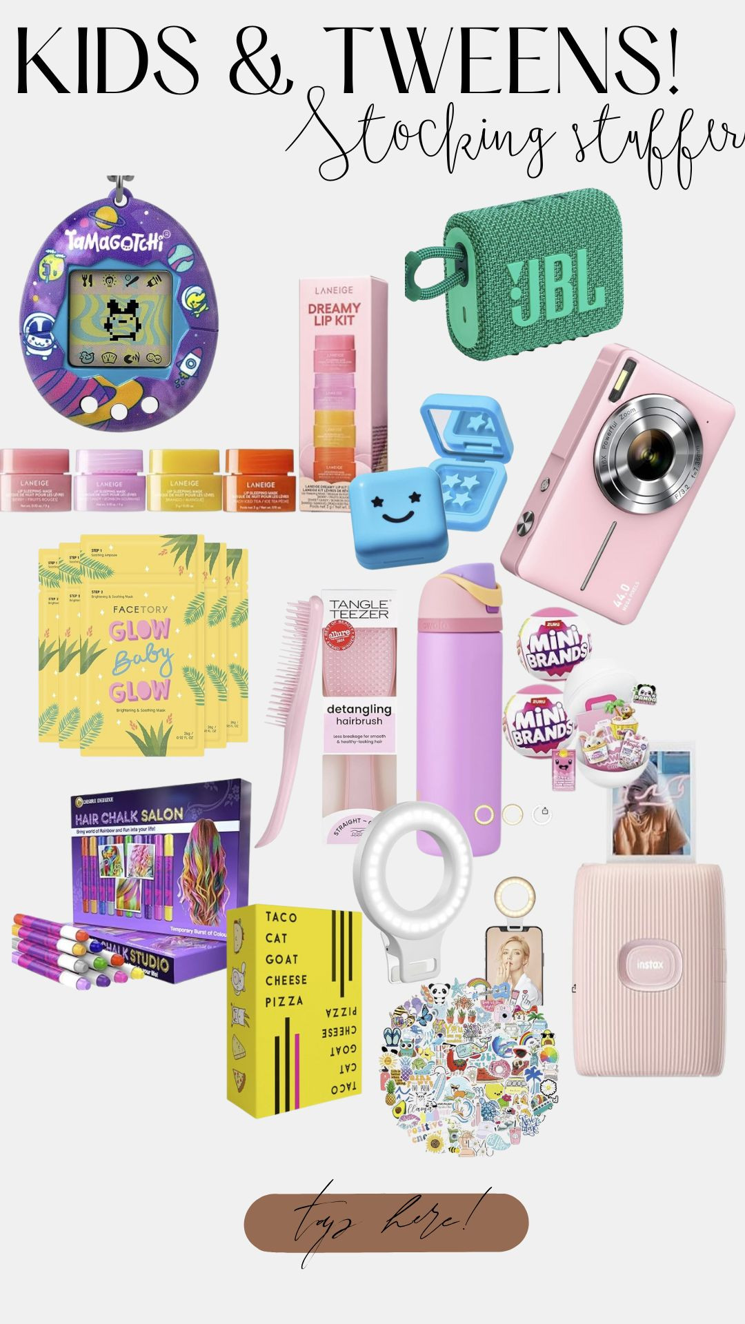 Holiday gift guide stocking stuffers for kids & tweens  

 #LTKGiftGuide #LTKHoliday #LTKKids