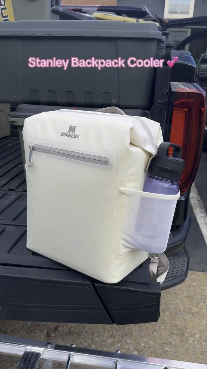 Love this backpack cooler from Stanley! And yeti water bottle 😊 

#LTKActive #LTKTravel #LTKFamily