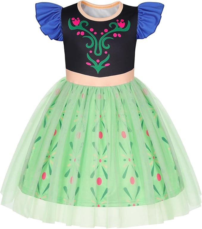 HenzWorld Princess Dress up for Girls Birthday Party Outfits Halloween Costumes for Kids Princess... | Amazon (US)