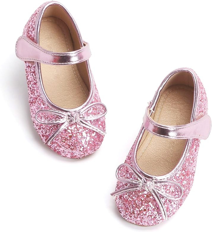 Amazon.com | Otter MOMO Toddler/Little Girls Mary Jane Ballerina Flats Shoes Slip-on School Party... | Amazon (US)