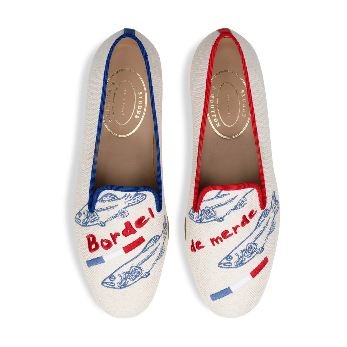 Graphic Flax Slipper | Over The Moon