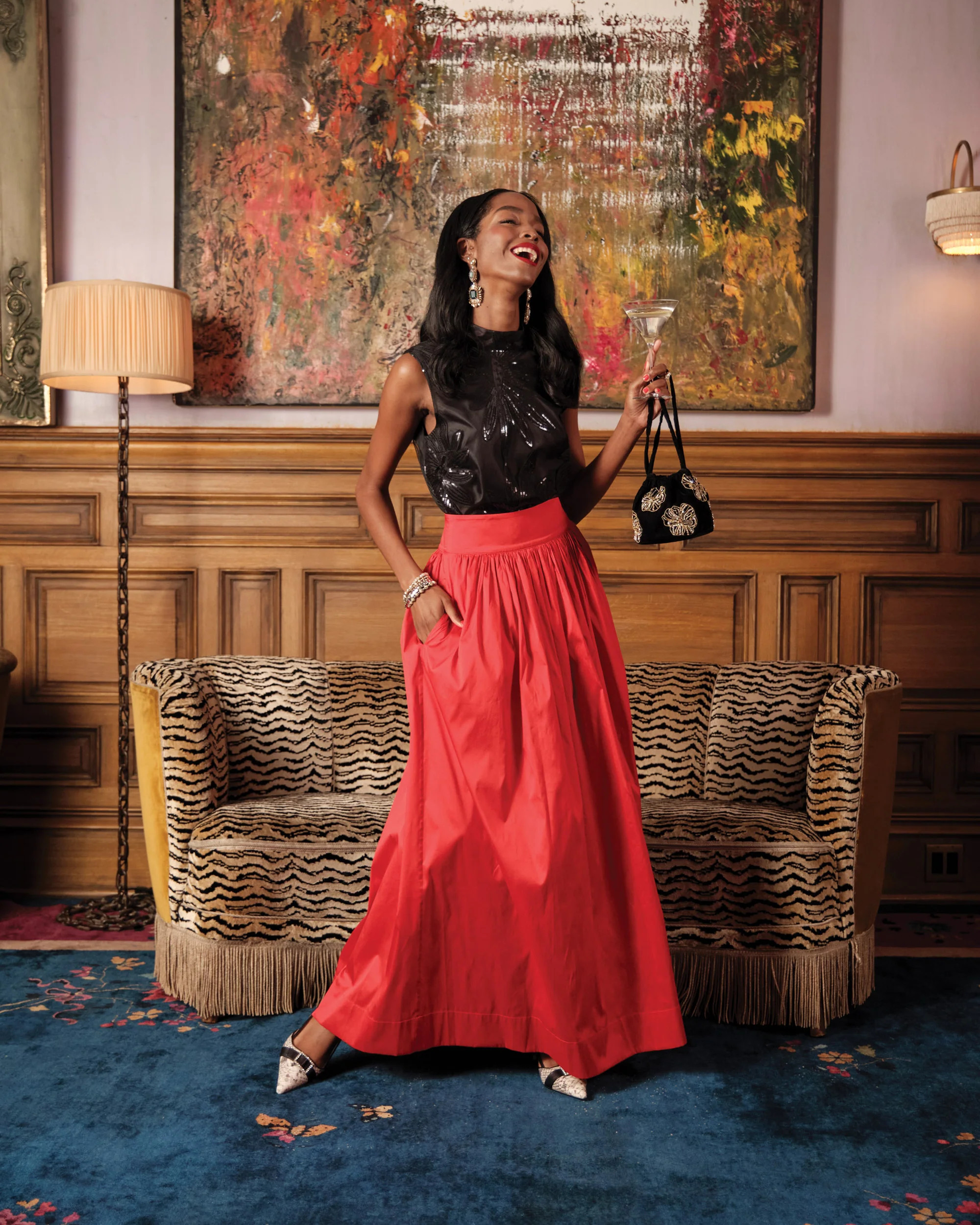 Ball Skirt - Red | Frances Valentine