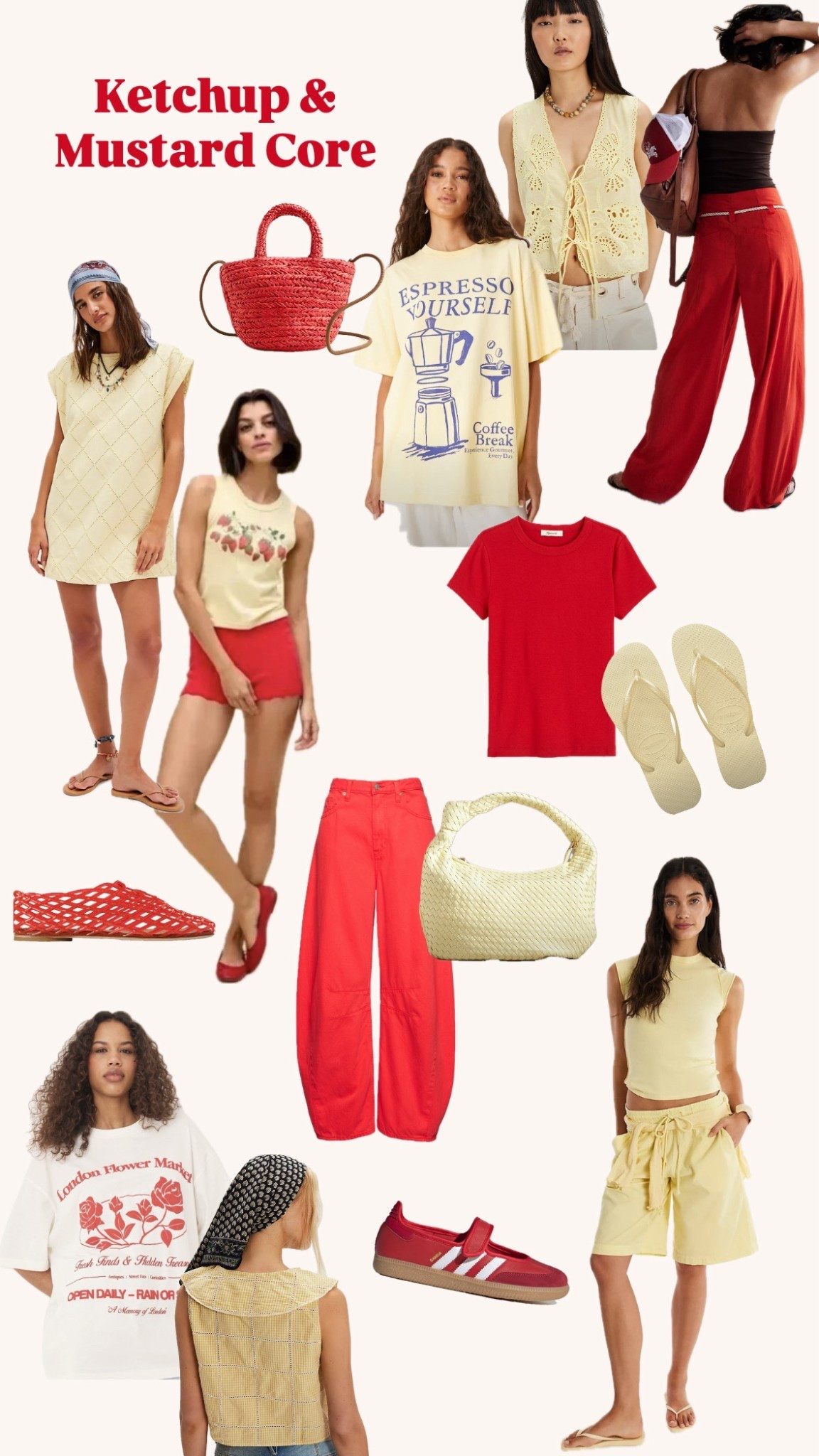 Summer Color Combo 💛❤️

#LTKSeasonal #LTKFindsUnder100 #LTKStyleTip