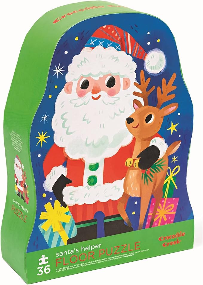 Crocodile Creek Santas Flying Reindeer Puzzle Box 36Pc, 1 EA | Amazon (US)