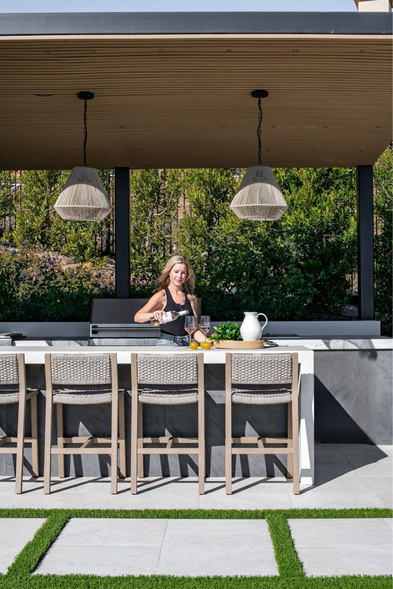Shop the pieces in our outdoor kitchen!

Outdoor Lighting
Outdoor Furniture 
Outdoor Counter Stools

#LTKSeasonal #LTKHome #LTKFamily