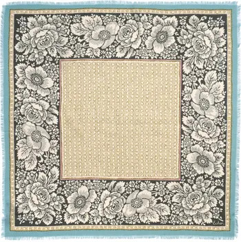 Vintage Floral Dot Wool Bandana | Nordstrom