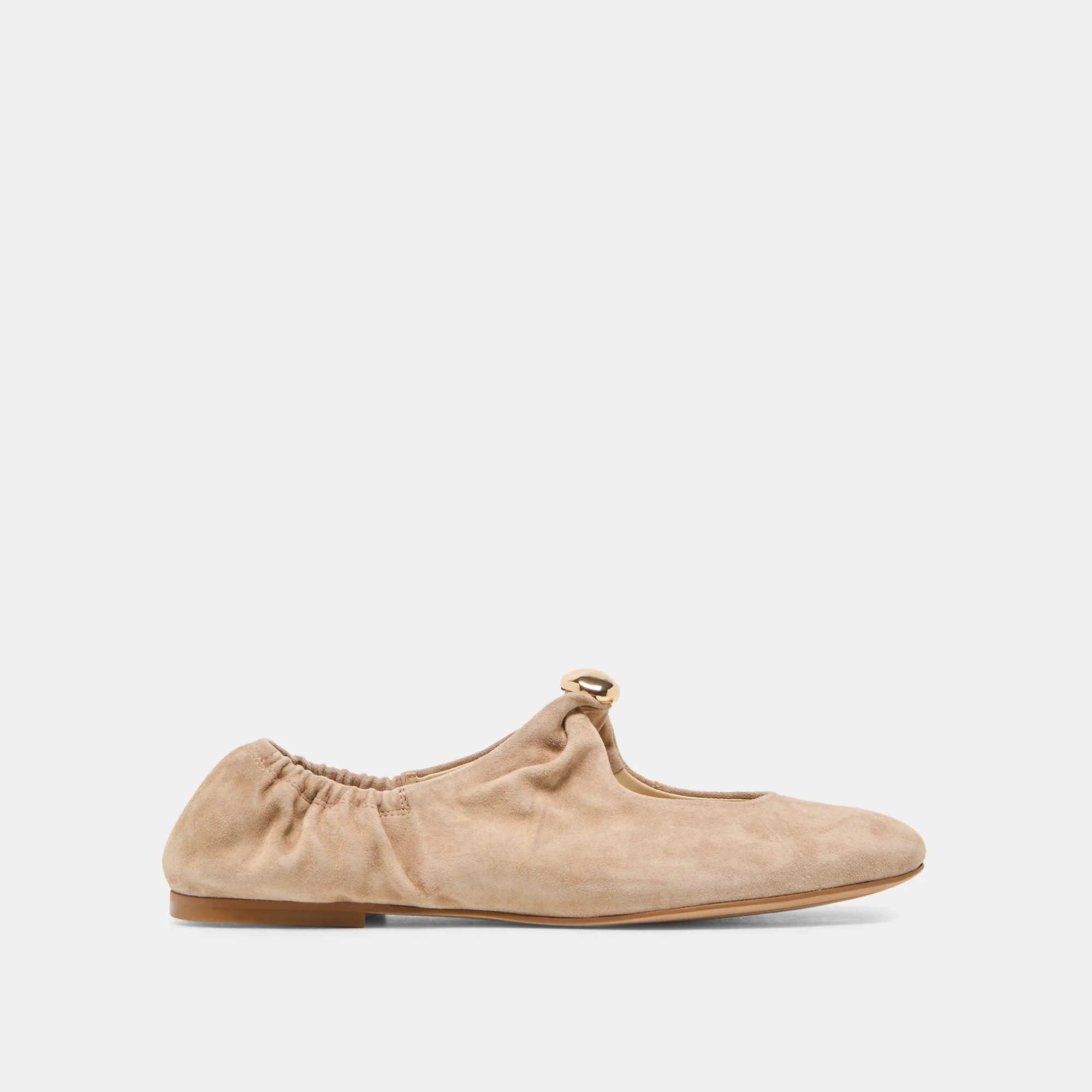 Cornel Flats Camel Suede | DolceVita.com