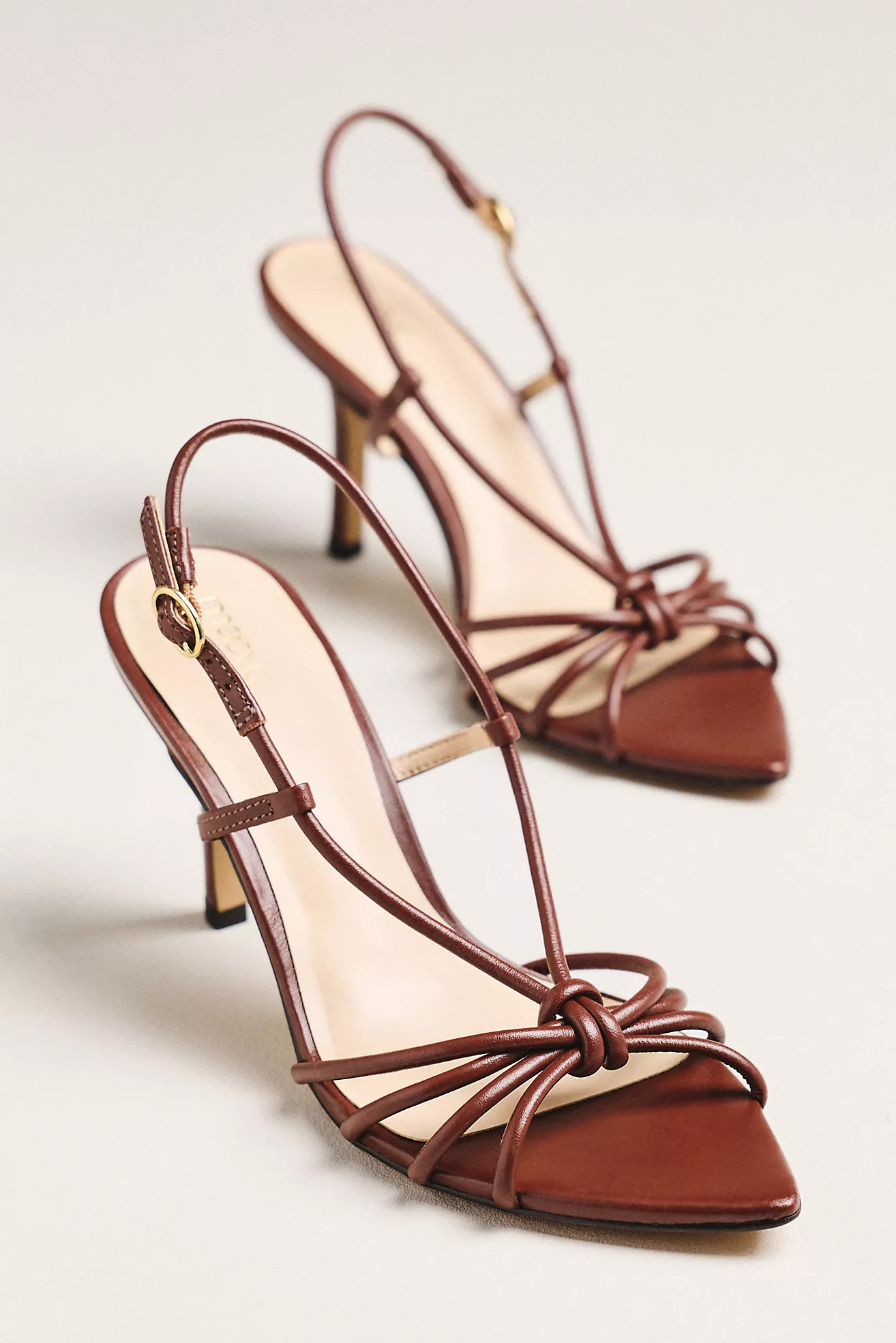 Maeve Strappy Pointed-Toe Heels | Anthropologie (US)