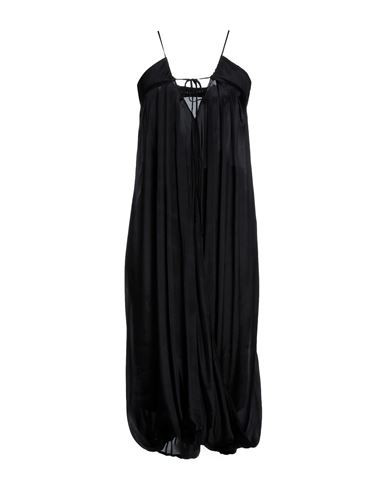 Malloni Woman Midi dress Black Size S Viscose, Silk | YOOX (US)