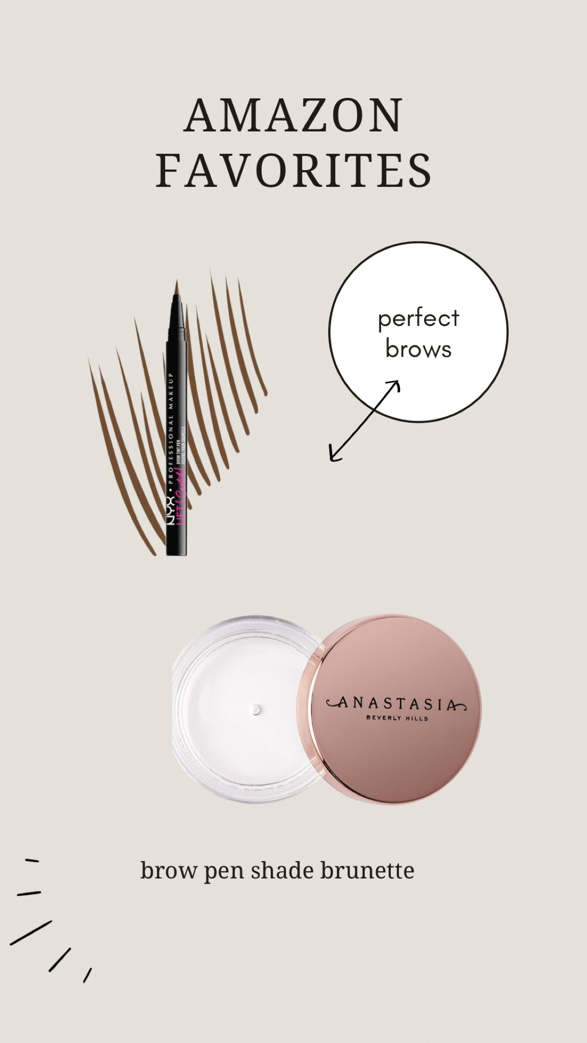 Perfect brows 
Amazon find 

#LTKFindsUnder50 #LTKBeauty #LTKSaleAlert