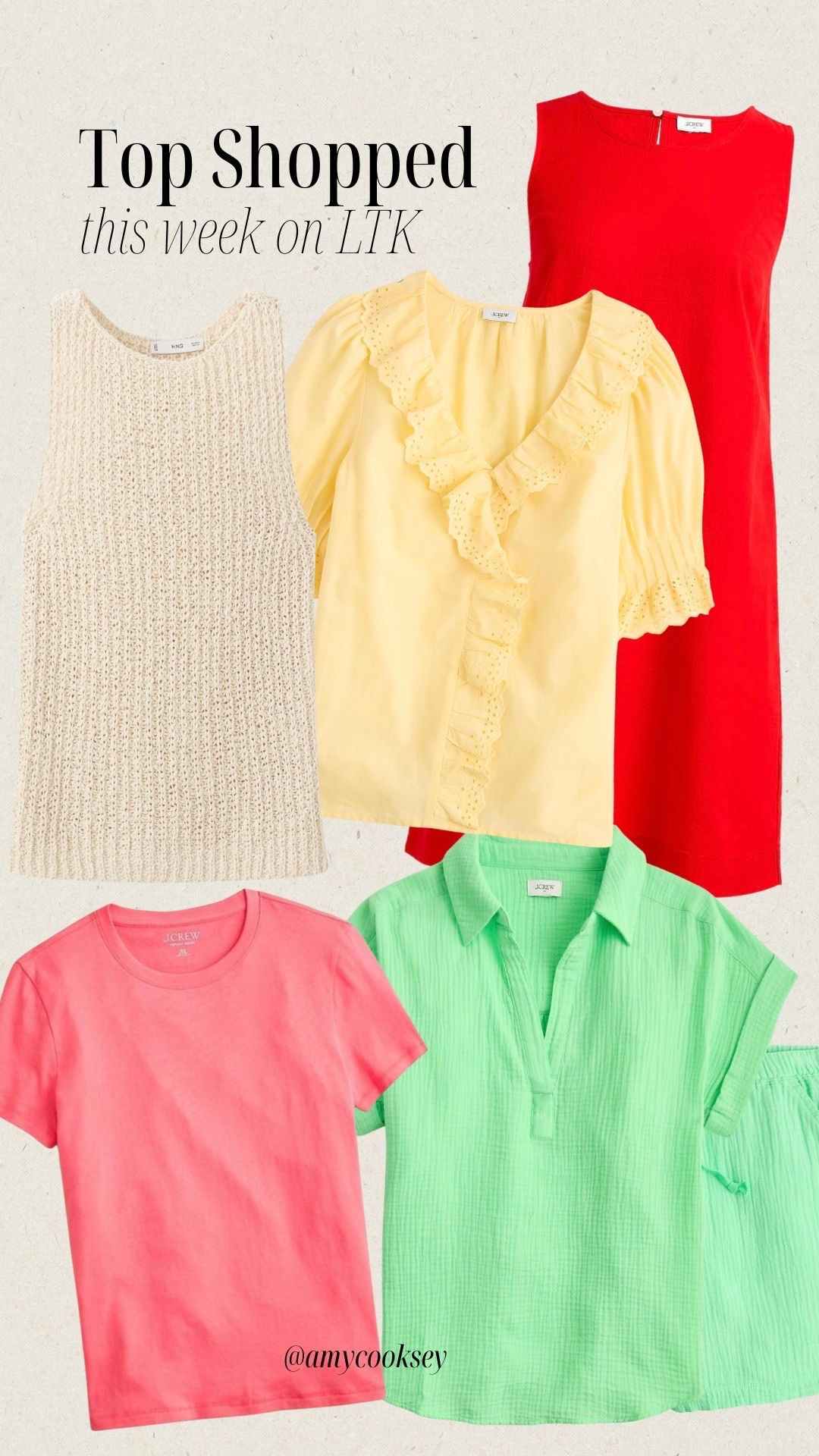 Can we talk about this color palette for a second? 😍

These were this week’s most-shopped pieces, and seeing all these fresh, happy colors together makes me smile.

#HOCSpring @jcrew #jcrewfactory #redlinen #butteryellow

#LTKSeasonal #LTKSaleAlert #LTKPetite