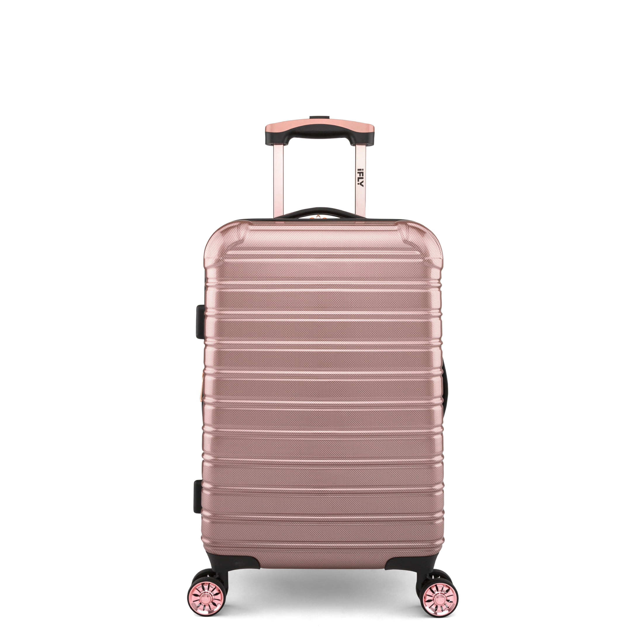 iFLY Hardside Fibertech Carry On Luggage, 20", Rose Gold | Walmart (US)
