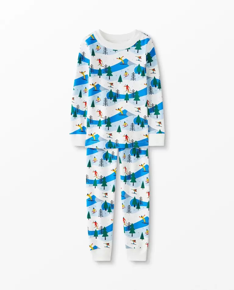 Holiday Print Long John Pajama Set | Hanna Andersson