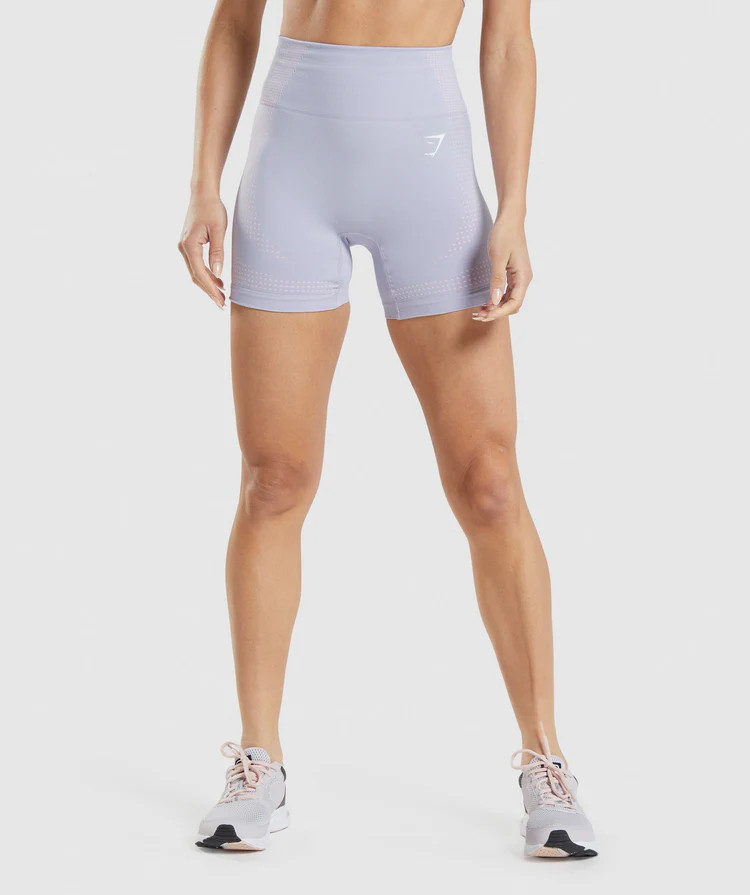 Gymshark Vital Seamless 2.0 Shorts - Moonstone Blue Marl | Gymshark US