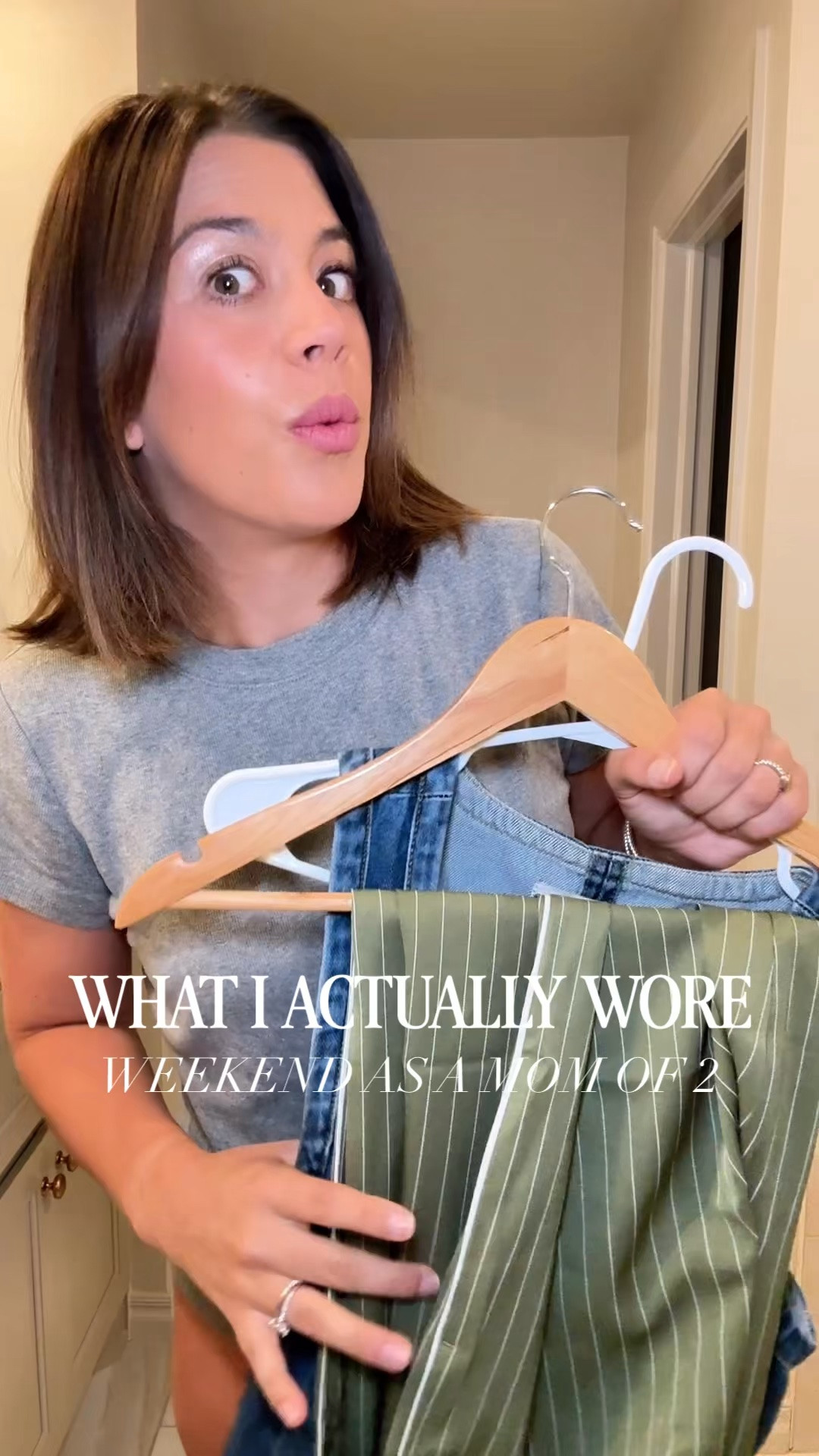These are my favorite pull on pants. Love the pinstripe and the green is so good! These sticky nip covers are the best alternative to a strapless bra under those tricky tips.

#LTKSeasonal #LTKgrwm #LTKmomlife
