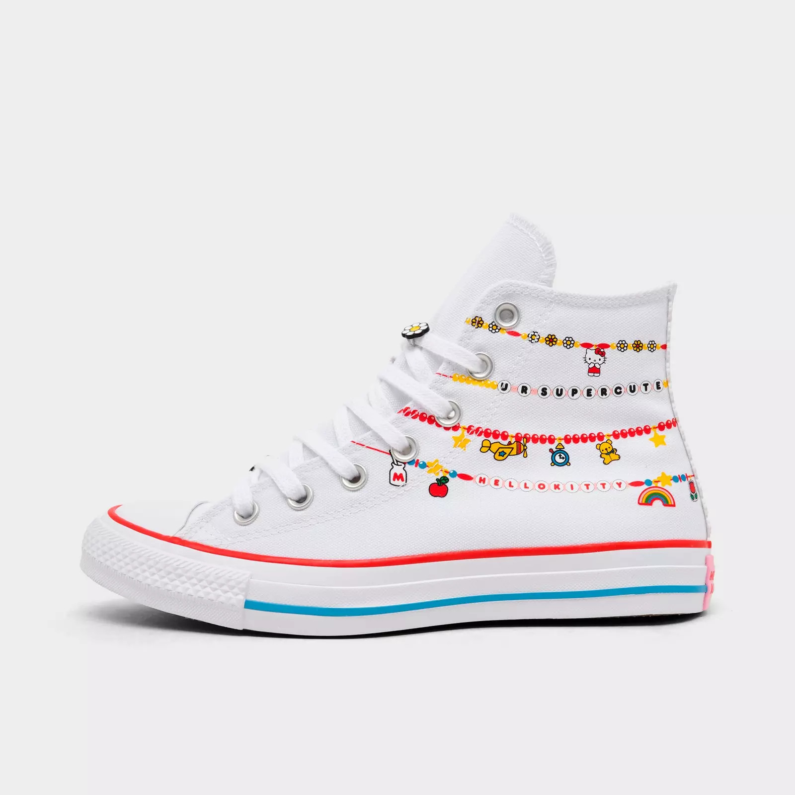 Women's Converse Chuck Taylor All Star x Hello Kitty Supercute High Top Casual Shoes | Finish Line (US)