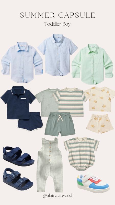 Toddler boy summer capsule! 
boy outfits, boy clothes, toddler boy shoes, rylee & cru, target, janie & jack, old navy, toddler bubble romper, toddler matching sets

#LTKShoeCrush #LTKBaby #LTKKids