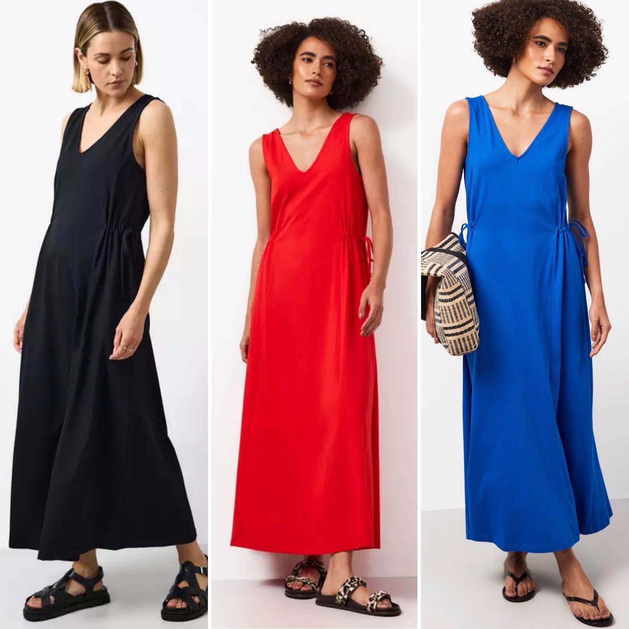 This jersey dress has adjustable side ties to give it a lovely shape and it’s only £18

#LTKsummer #LTKstyletip #LTKover50style