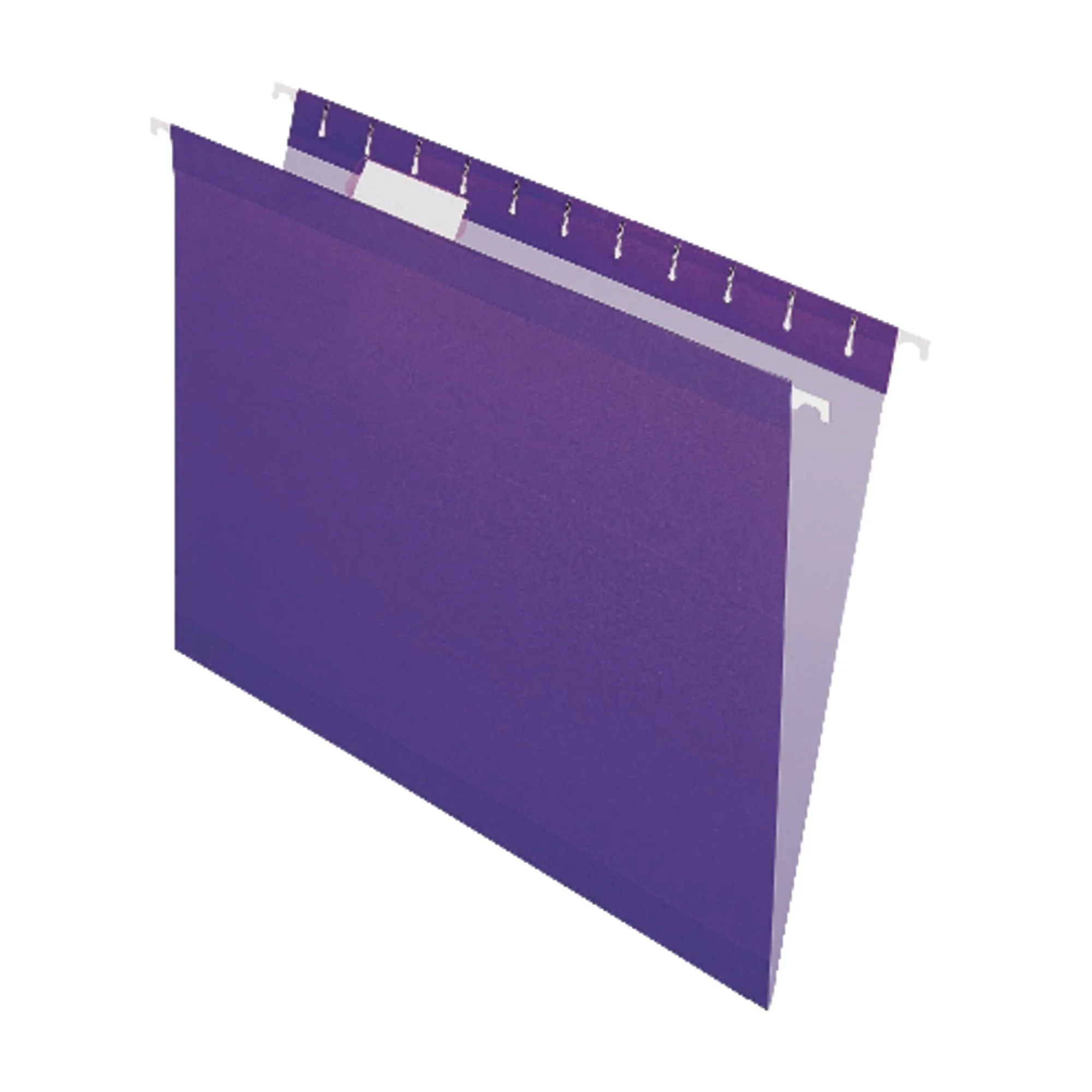 Hanging Folders, Letter Size, 1/5 Tab Cut, Violet, Box of 25 - Walmart.com | Walmart (US)
