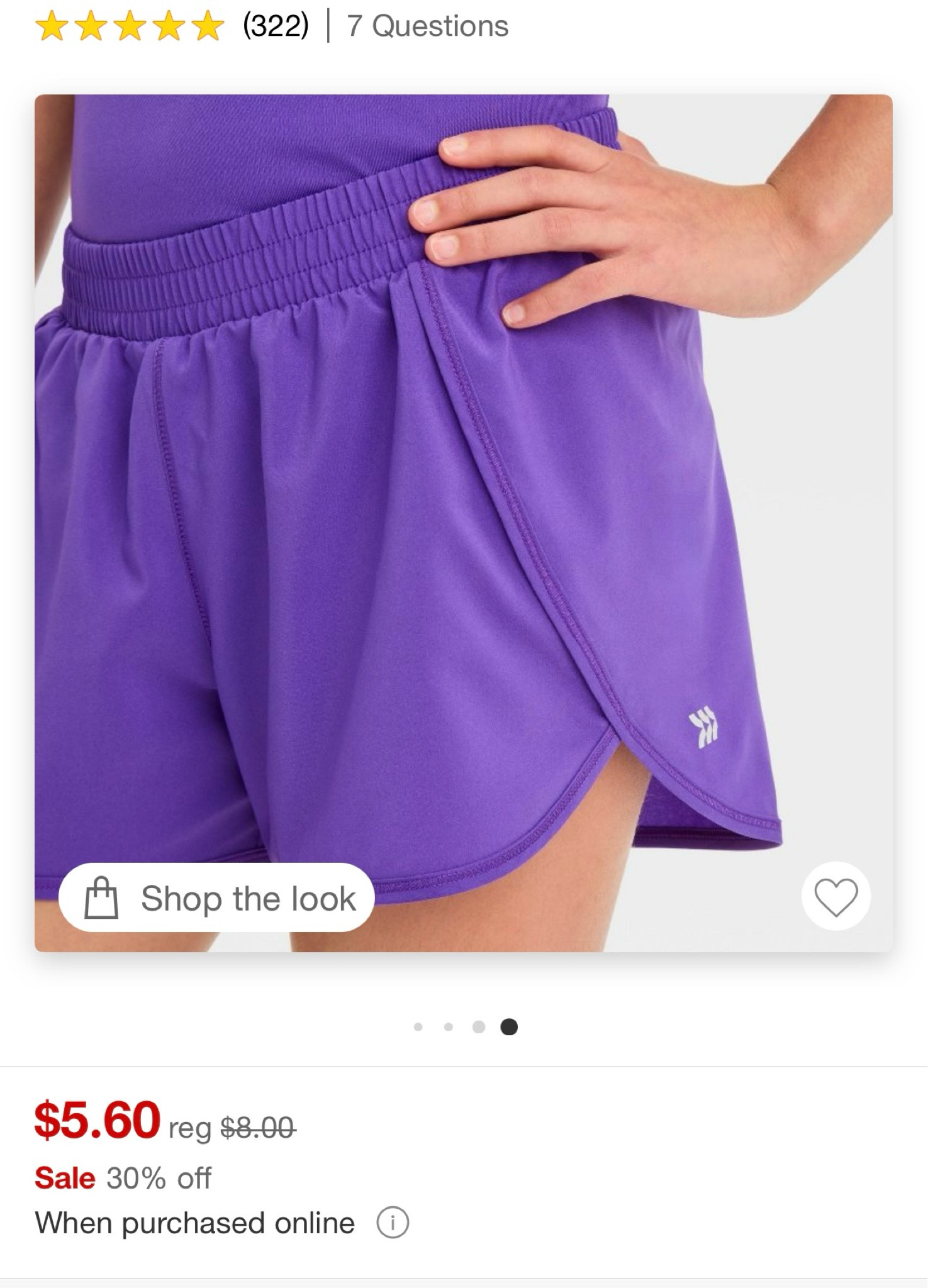 Purple kids shorts from Target- major sale!!! 

#LTKkids #LTKfamily