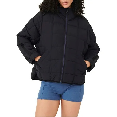 FP Movement by Free People Women's Pippa Packable Puffer Jacket (Black, L) | Walmart (US)