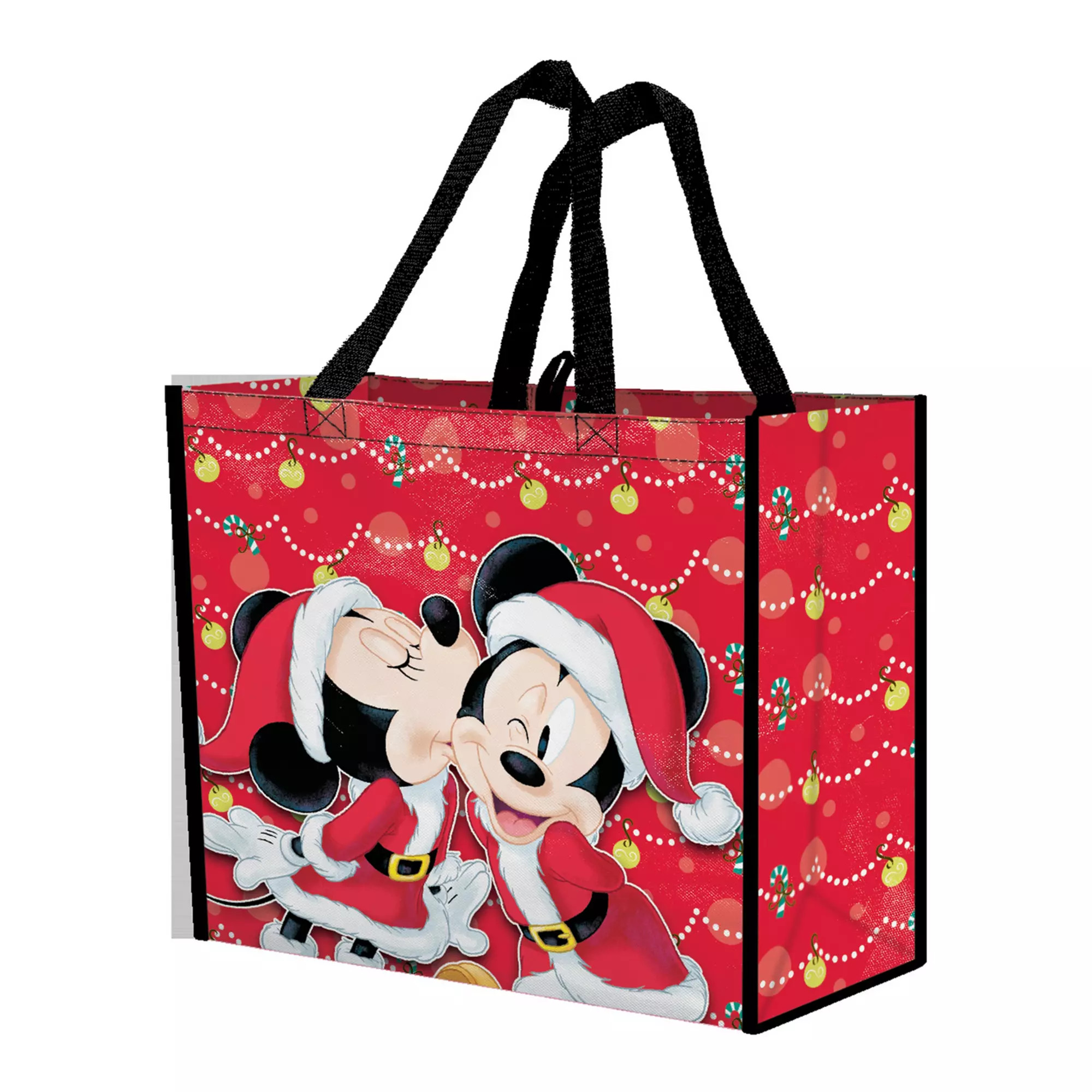 Disney's Mickey Mouse and Minnie Mouse Holiday XL Tote Bag | Kohl's