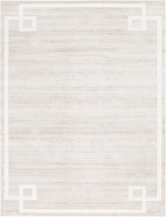 Jill Zarin Uptown Collection Area Rug - Lenox Hill (8' x 10' Rectangle, Beige/ Ivory) | Amazon (US)