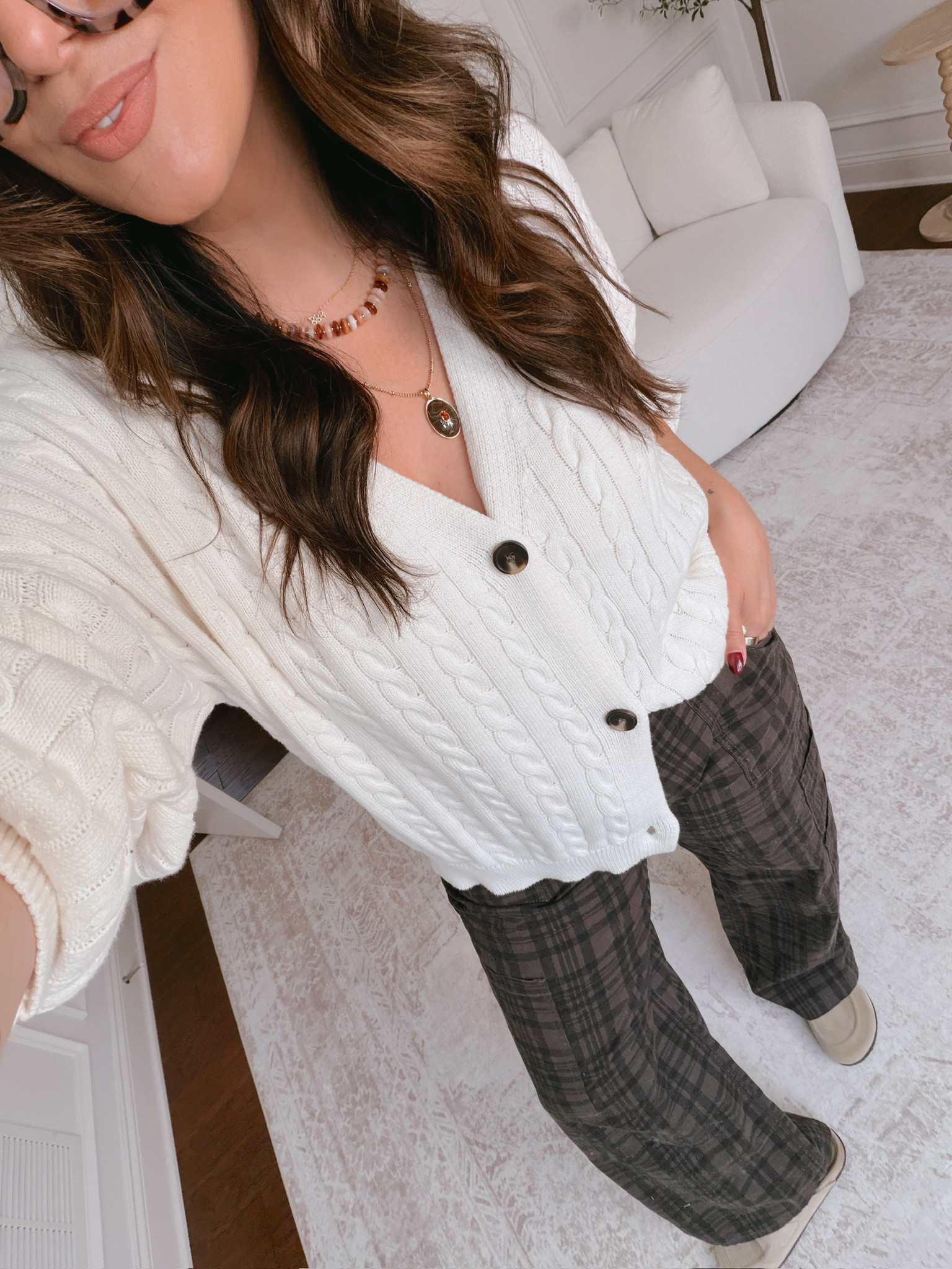 wearing an XL in everything!  

 #LTKSeasonal #LTKMidsize