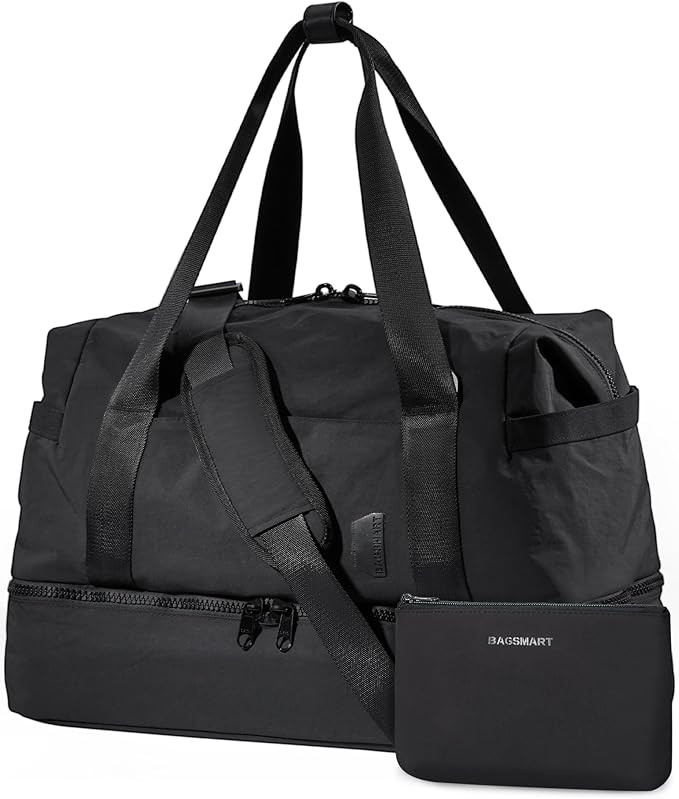 Weekender Bags for Women, BAGSMART Travel Duffel Bags with Shoe Compartment,Personal Item Travel ... | Amazon (US)
