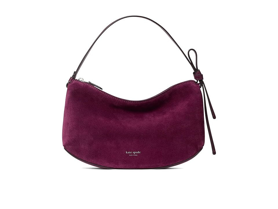 Kate Spade New York Loop Suede Shoulder Bag Women's Handbags Purple Agate, Leather/Suede | Zappos