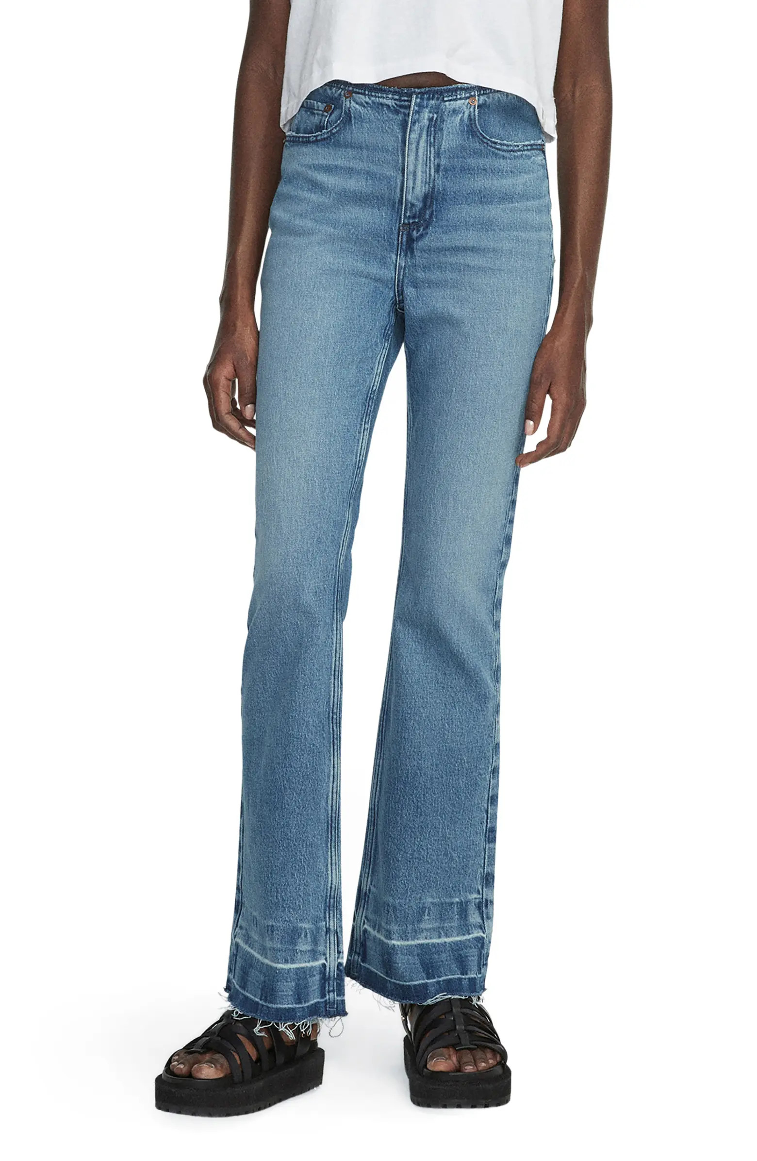 Peyton Release Hem Bootcut Jeans | Nordstrom