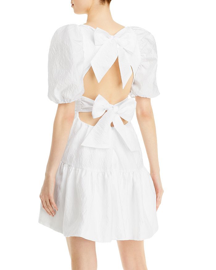 Tiered Bow Mini Dress | Bloomingdale's (US)
