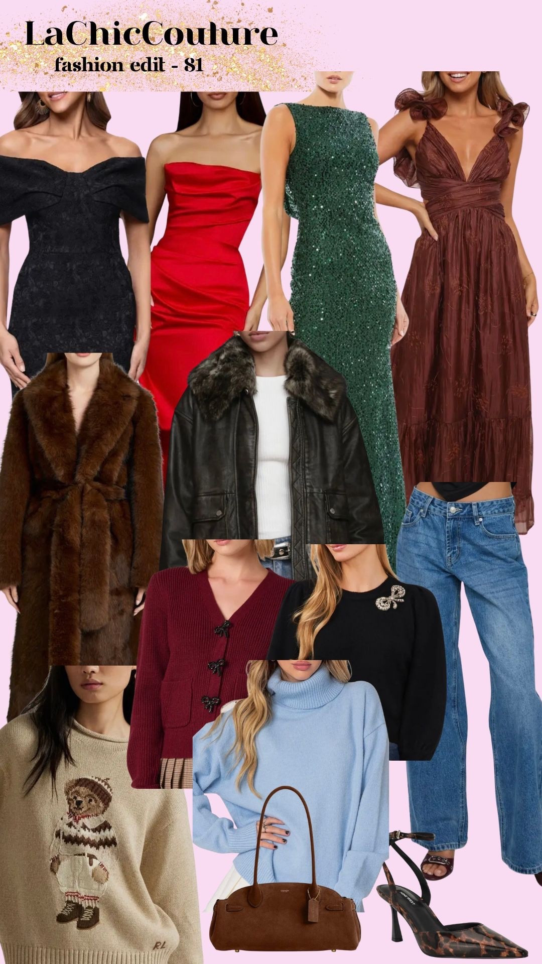 LaChicCouture Fashion Edit - 81 Fall Outfit. Holiday Outfit Inspo. Fashion trends. Fall Capsule Wardrobe #ootd #streetstyle #FashionTrends #Outfitinspo #falloutfits #falllooks #vogue #outfitideas #lachiccouture 



























#LTKSeasonal #LTKStyleTip #LTKHoliday