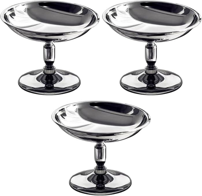 Angoily 3pcs ice cream bowl fruit salad bowl mousse serving cups dessert serving cup appetizer pl... | Amazon (US)