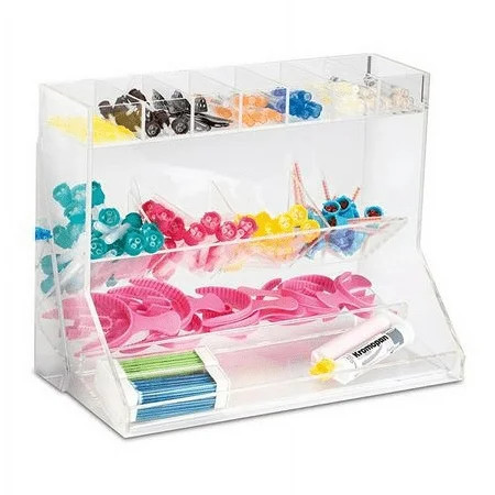 Dental Acrylic Organization Station for Table Top Divided Dental Supply Organizer | Walmart (US)