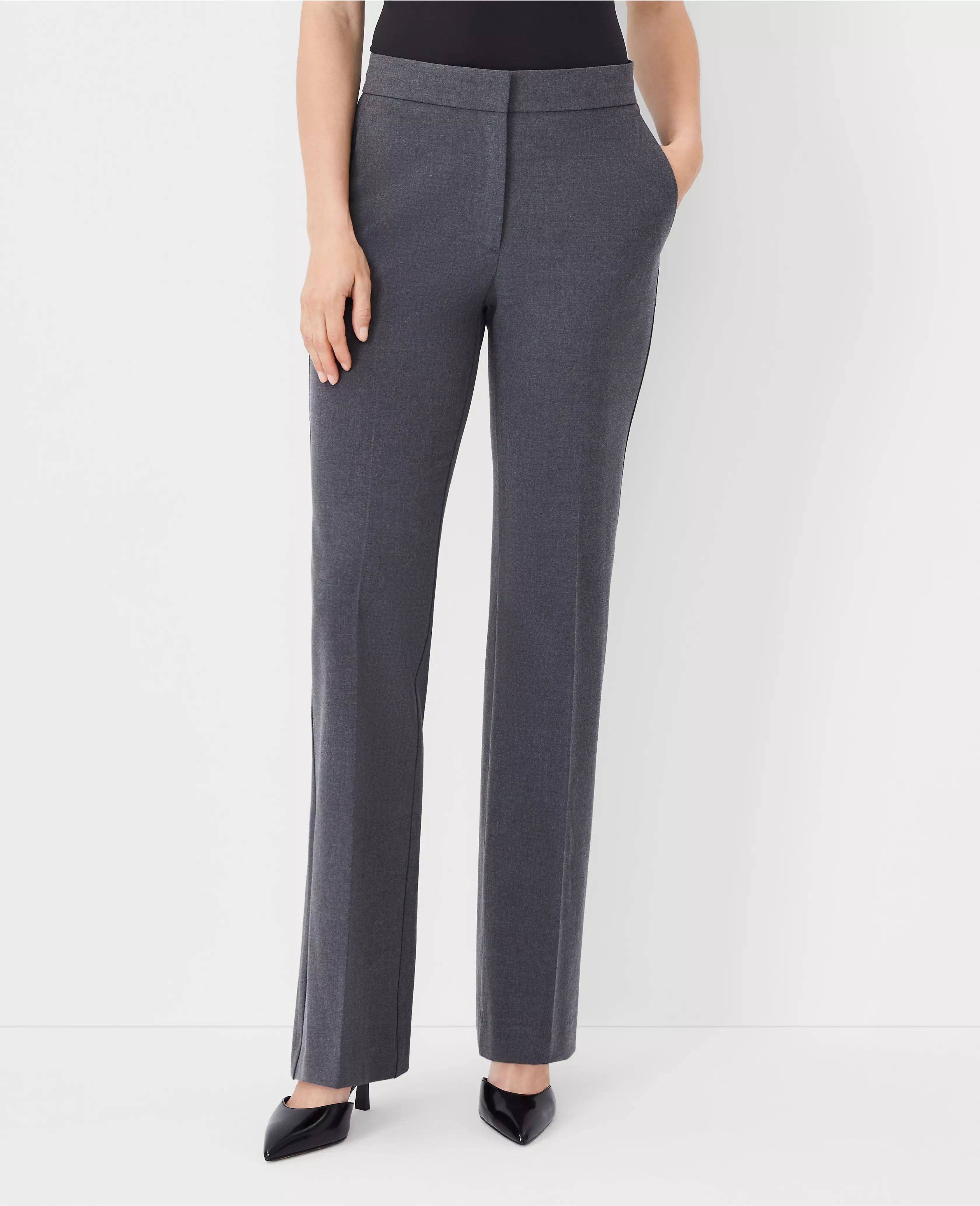 The High Rise Trouser Pant in Seasonless Stretch | Ann Taylor (US)