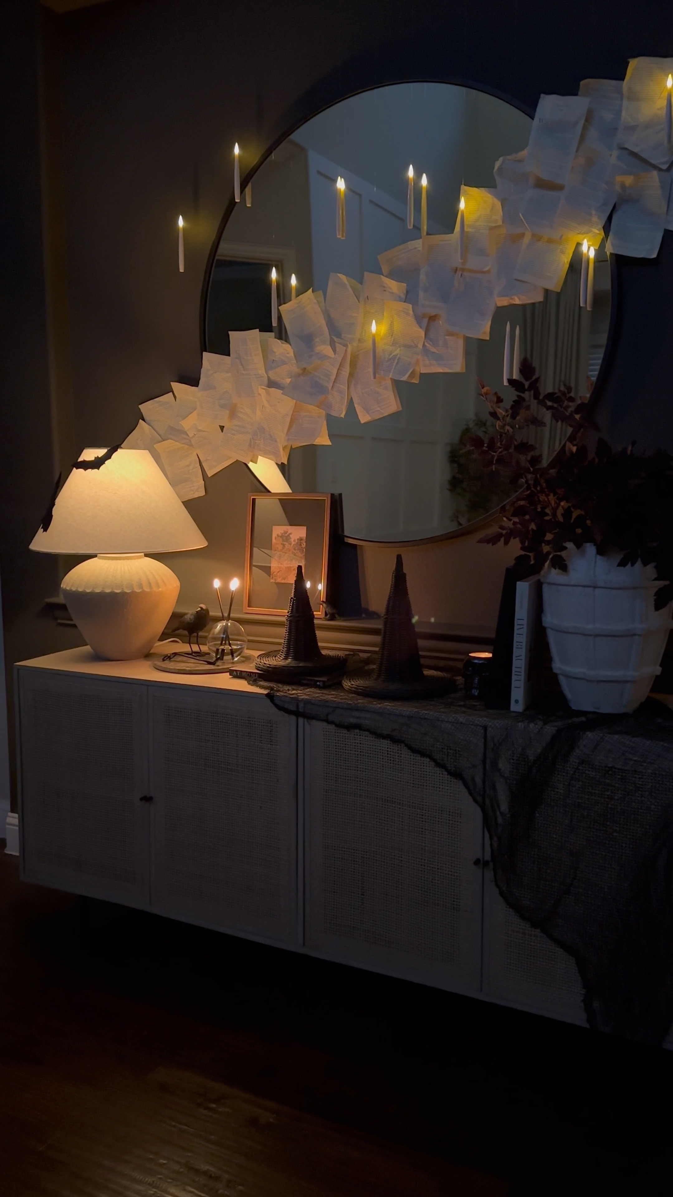 Magical Halloween entryway decor 🖤

#LTKSeasonal #LTKHome #LTKVideo