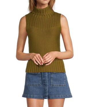Rosie Turtleneck Sleeveless Sweater | Dillard's