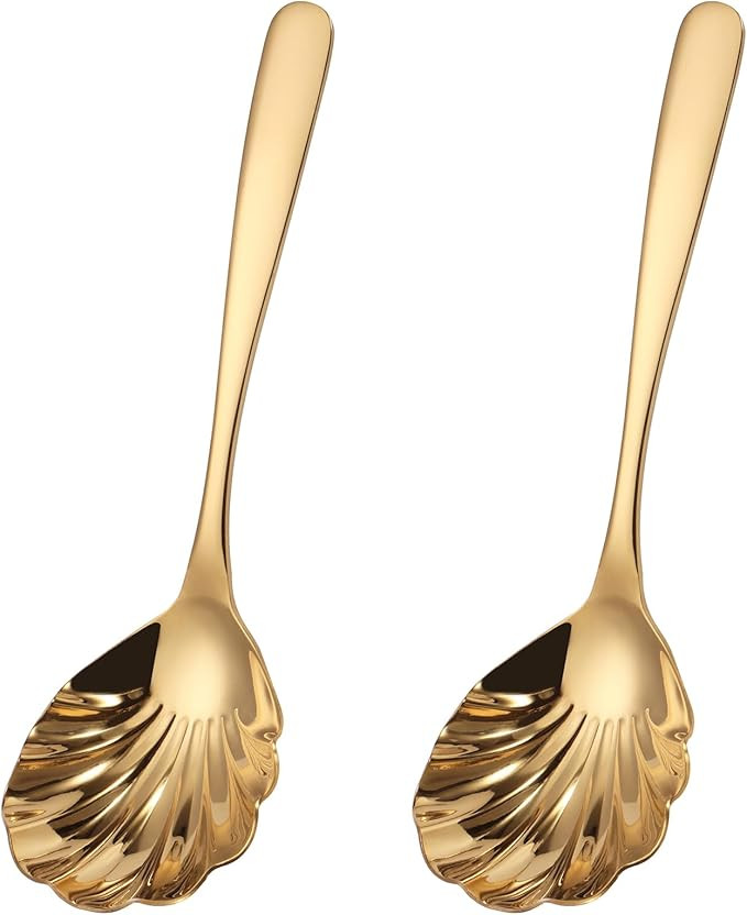 Large Serving Spoon, Stainless Steel Catering Serving Utensils for Party Buffet Dinner Banquet Co... | Amazon (US)