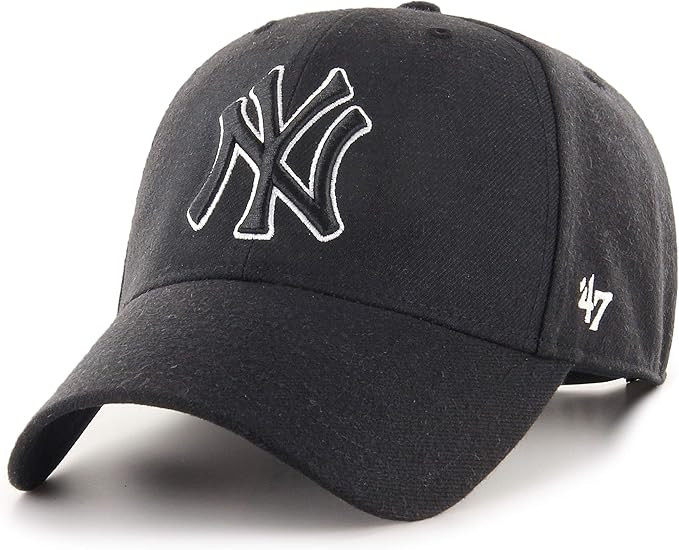 47 New York Yankees Black MLB Most Value P. Snapback Cap - One-Size | Amazon (US)