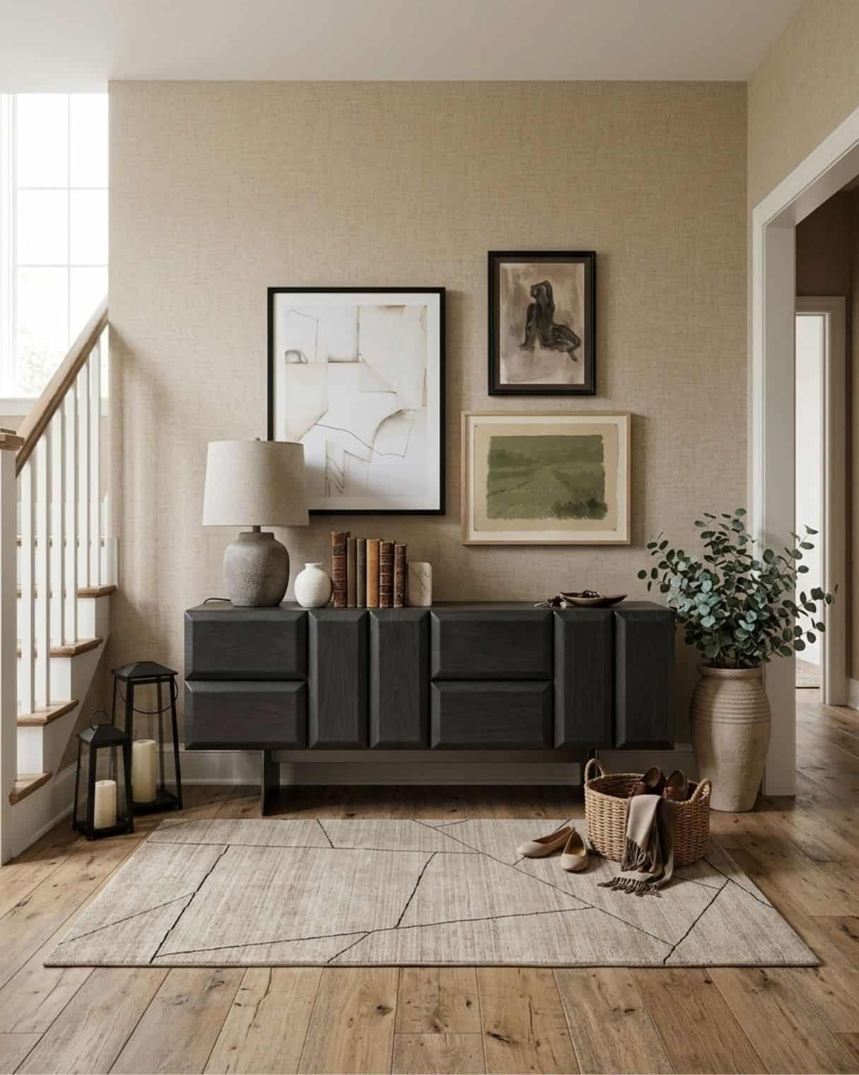 Modern Transitional Entryway Design

*Note: This is a digital room mockup showcasing product styling ideas from my room design mood board.

#LTKHome