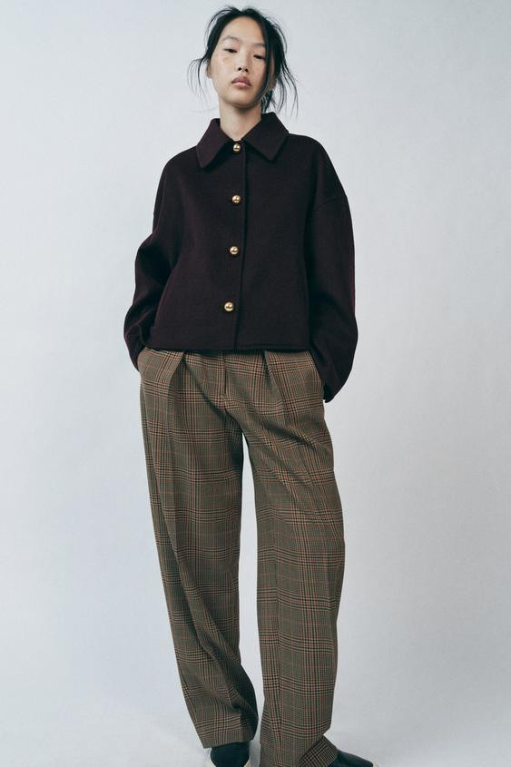 ZW COLLECTION WOOL JACKET | Zara UK