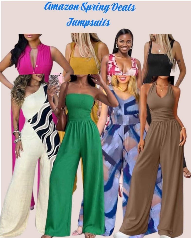 These jumpsuits are fashionable and trendy for the spring/summer season.

#LTKootd #LTKgrwm #LTKSaleAlert