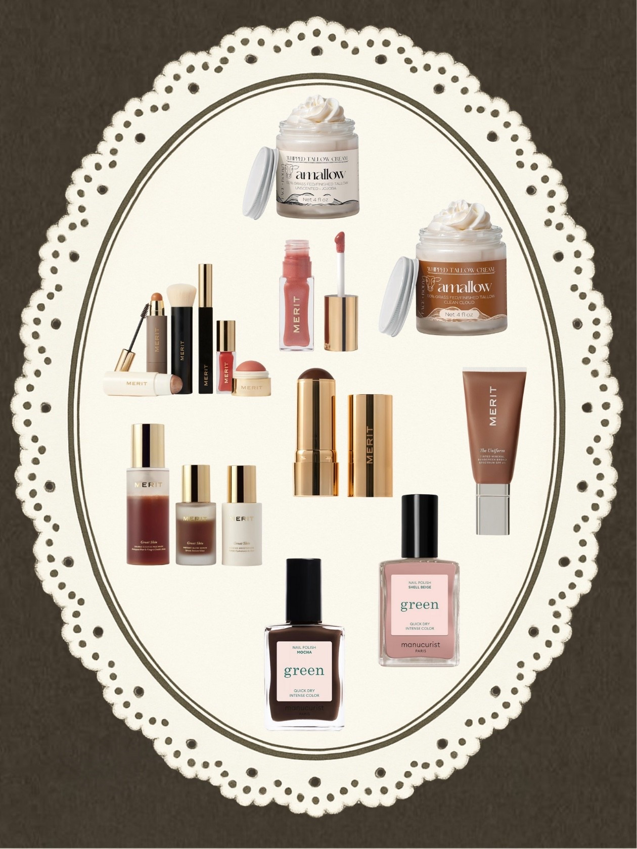 Treat yourself (or the woman in your life) to some clean beauty magic! I’m loving Merit makeup for a polished, non-toxic glow, and I just grabbed the Green nail polish in Mocha for a photo shoot I have coming up for our Christmas cards, it’s such a beautiful, rich brown wearable shade that’s safe for your nails. 💅

And for a little extra self-care, I’ve been using beef tallow on my face (yes, really!) It’s super nourishing, natural, and leaves skin feeling silky and hydrated! 

Clean, safe, and seriously the best!

#NonToxicBeauty #CleanMakeup #MeritBeauty #GreenNails #BeefTallowSkincare #SelfCareRoutine #GlowUp

#LTKHoliday #LTKgrwm #LTKselfcare