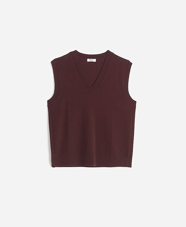 Cashmere V-Neck Sweater Vest | Madewell | Madewell
