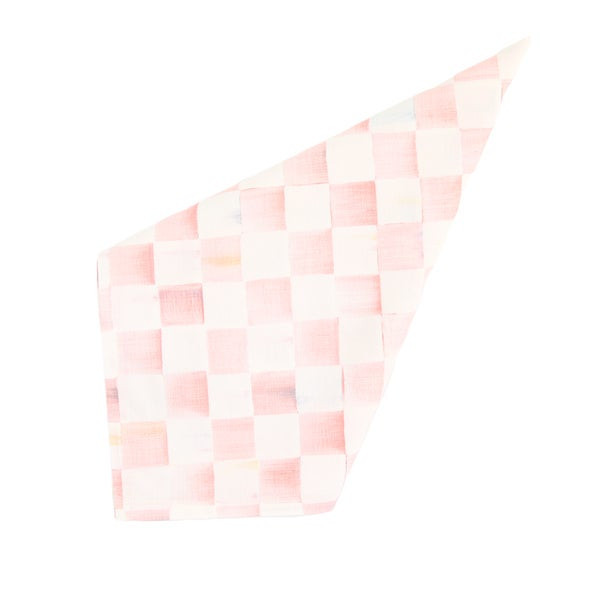 MacKenzie-Childs Rosy Check Napkin | MacKenzie-Childs